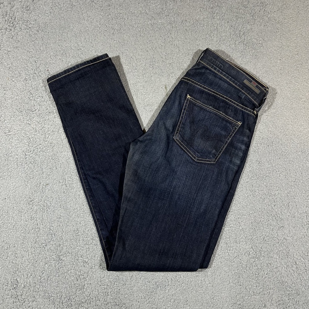 Citizens of Humanity Ava Jeans Womens 28 Low Rise Straight Leg Dark Blue #2355